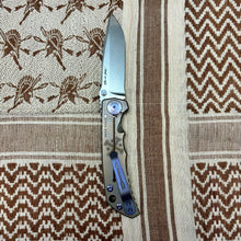 Load image into Gallery viewer, Spartan Blades Harsey Folder - Crusader Theme, Magnacut Blade, Bronze Hardware Knife
