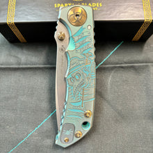 Load image into Gallery viewer, Spartan Blades Harsey Folder - Plague Doctor GREEN Special Edition
