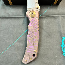 Load image into Gallery viewer, Spartan Blades Harsey Folder - Plague Doctor PINK Magnacut Special Edition Knife
