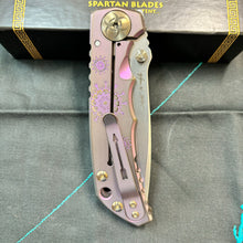 Load image into Gallery viewer, Spartan Blades Harsey Folder - Plague Doctor PINK Magnacut Special Edition Knife
