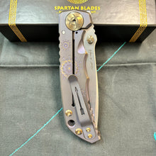 Load image into Gallery viewer, Spartan Blades Harsey Folder - Plague Doctor PURPLE Special Edition Knife
