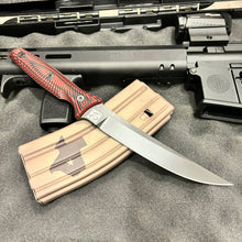 Load image into Gallery viewer, Spartan Blades Ronin Torii Fixed Blade Red/Black G10 Handle Black Blade SBBL4BKRD
