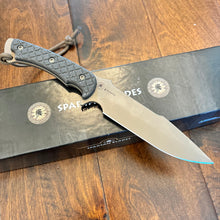 Load image into Gallery viewer, Spartan Blades Horkos Flat Hard Earth 5.6&quot; Fixed Blade Knife Micarta Flat Dark Earth Handle with Tan Molle Sheath SB4DEGRNLTN
